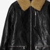 Short Leather Car Coat