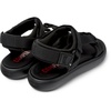 Black Textile Sandal for Men