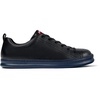 Black Leather Men's Sneakers.