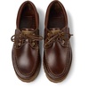 Brown Leather Moccasin Shoes for Men.