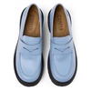 Blue Leather Loafer for Women