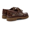 Brown Leather Moccasin Shoes for Men.