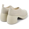 Gray one-piece knit shoes for women