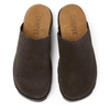 Gray nubuck clog for men