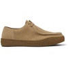 Brown nubuck shoes for men