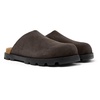 Gray nubuck clog for men