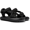 Black Textile Sandal for Men