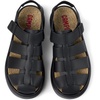 Black Leather Sandal for Men