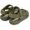 Green Textile Sandal for Men