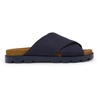 Blue recycled cotton sandals for men