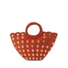 Paco Rabanne Metallic Disc Embellished Basket Bag