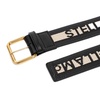 Stella McCartney Logo Embroidered Two-Toned Buckle Belt