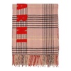 Marni Logo Embroidered Fringed Scarf