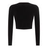 Alexander Wang V-Neck Long-Sleeved Cropped Cardigan