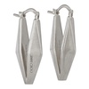 Jimmy Choo Diamond Logo Engraved Earrings