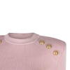 Logo Button Sweater Sweater, Cardigans Pink