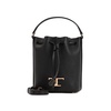 Tod's Logo-Charm Drawstring Bucket Bag