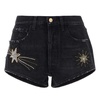 Alanui The Wandering Star Mid-Rise Denim Shorts