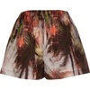 Alanui Tropical Printed Flared Shorts