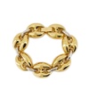 Paco Rabanne Eight Chunky Bicolored Chain-Linked Bracelet