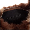 GCDS Chain Linked Faux Fur Shoulder Bag