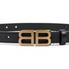 Balenciaga Hourglass BB Logo Buckle Belt