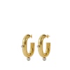 Paco Rabanne XL Link Studded Hoop Earrings