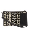 Marc Jacobs The Monogram Leather Top Zip Wristlet Wallet