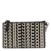 Marc Jacobs The Monogram Leather Top Zip Wristlet Wallet