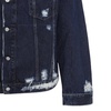 Acne Studios Relaxed Fit Distressed Denim Jacket