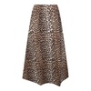 Ganni Leopard Printed Midi Skirt