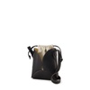 Jil Sander Curved Contrast Stitched Crossbody Bag