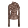 Acne Studios High Neckline Checked Blouse