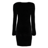 Alexander Wang Logo Embroidered Long-Sleeved Dress