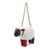 Thom Browne Sheep Shearling Zipped Shoulder Bag