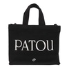 Patou Small Logo-Printed Top Handle Bag