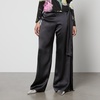 Stine Goya Gracie Satin Wide-Leg Trousers - XS