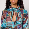 Vivienne Westwood Heart Tartan Woven Shirt Dress - IT 40/UK 8