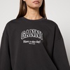 Ganni Isoli Organic Cotton-Jersey Oversized Sweatshirt - XXS/XS