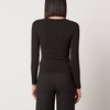 Alexander Wang Cutout Jersey Top - XS