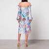 Stine Goya Floral-Print Satin Dress - XS