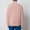 Marni Turtleneck Raw Edge Wool Jumper - IT 46/S