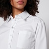 Coperni Cropped Cotton-Poplin Shirt - FR 38/UK 10