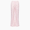 Sleeper Blossom Floral-Print Satin Lounge Trousers - XS