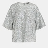 Essentiel Antwerp Ferras Sequinned Woven Top - UK 8