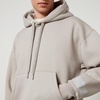 AMI Tonal Logo Cotton-Blend Hoodie - M