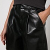 Anine Bing Recycled Leather and Faux Leather Carmen Shorts - W38