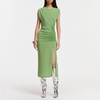 Essentiel Antwerp Fruili Gathered Woven Maxi Dress - XS