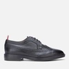 Thom Browne Men's Classic Longwing Pebble Grain Brogues - Black - UK 7