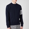 Thom Browne Men's 4-Bar Loopback Sweatshirt - Navy - 1/S